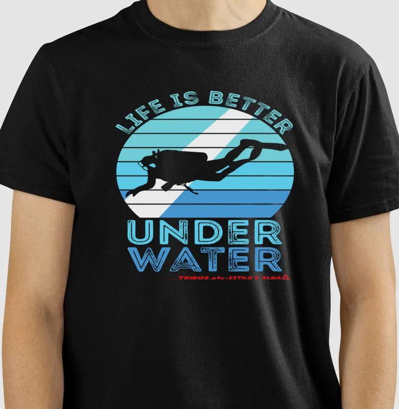 CAMISETA RESERVA.INK MASCULINA E FEMININA TRIBOS.etc ADVENTURE DIVE UNDER WATER