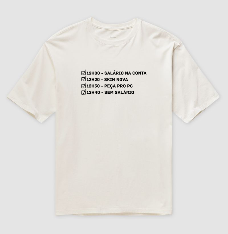 Salário na conta