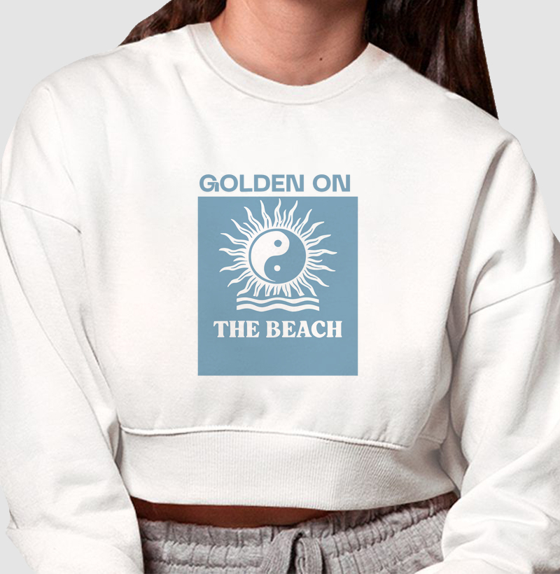 Golden on The beach