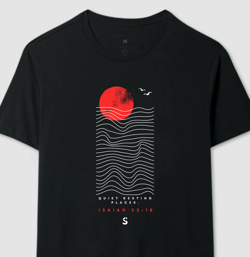 Lugar de Paz. Camiseta Supernova Estampada 