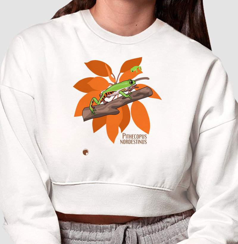 Moletom Cropped Pithecopus nordestinus