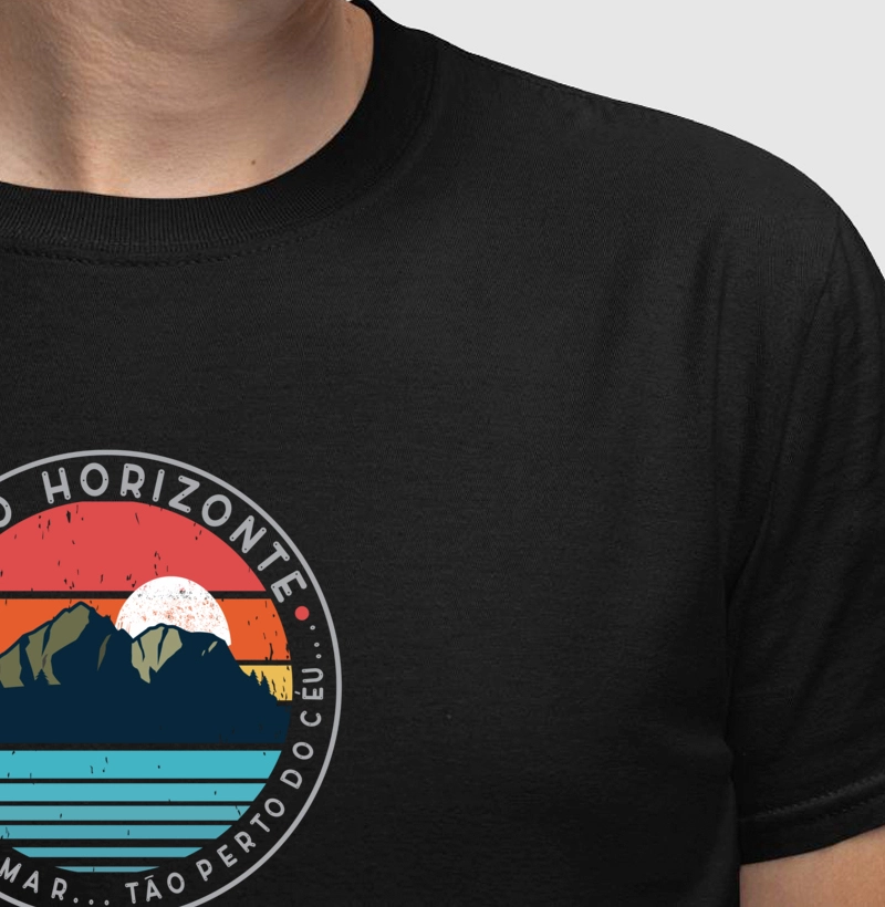 Camiseta Tão longe do mar, tão perto do céu...