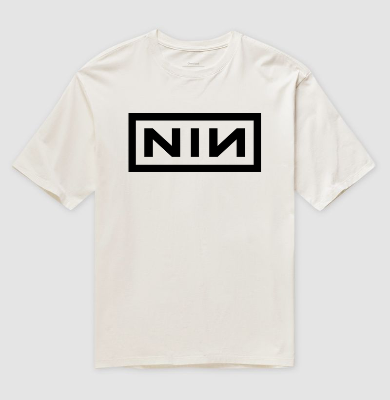 Nine Inch Nails - Logo ( Camiseta Clara )