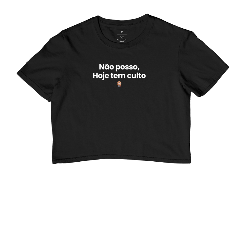 [ Cropped ] Não Posso, Hoje Tem Culto