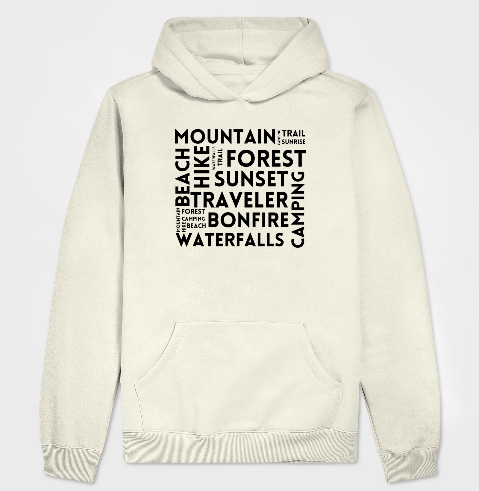 Mountain, hike and trail - tag cloud