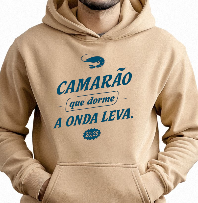 Moletom Camarão Que Dorme