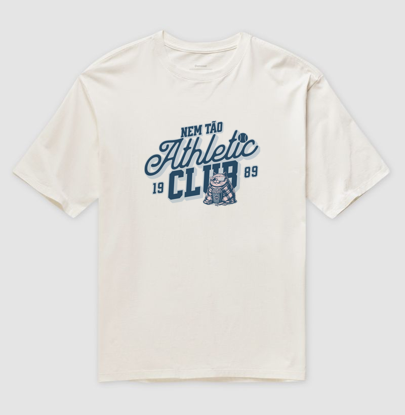 Nem Tão Athletic Club Oversized Off-white