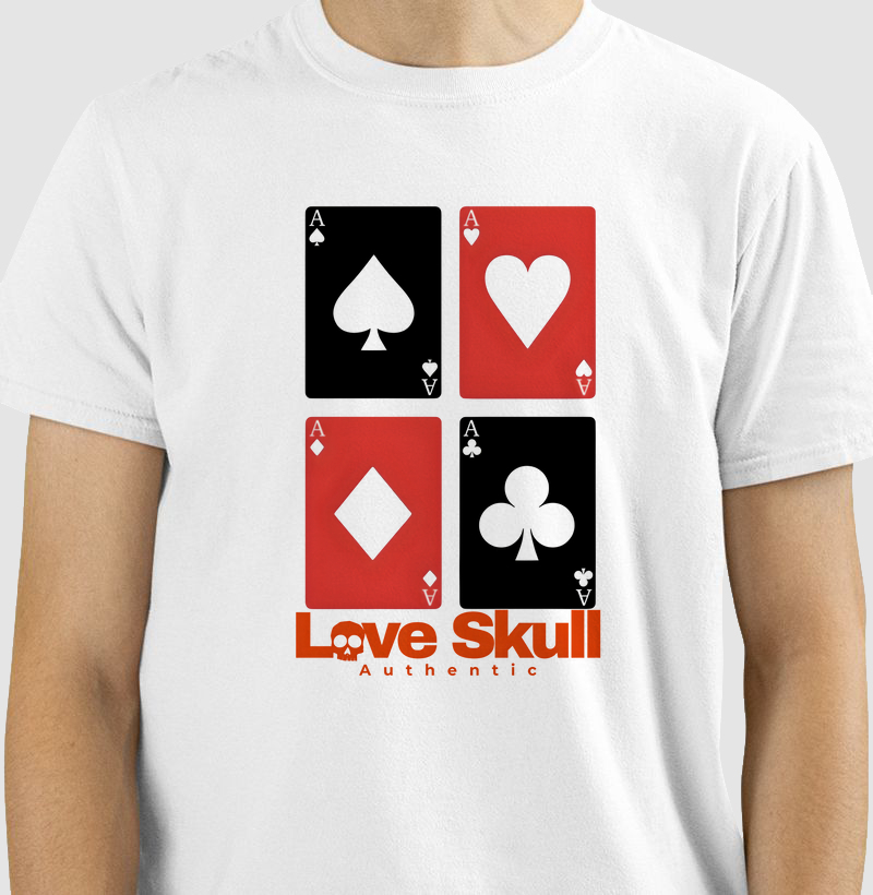 Camiseta Love Skull