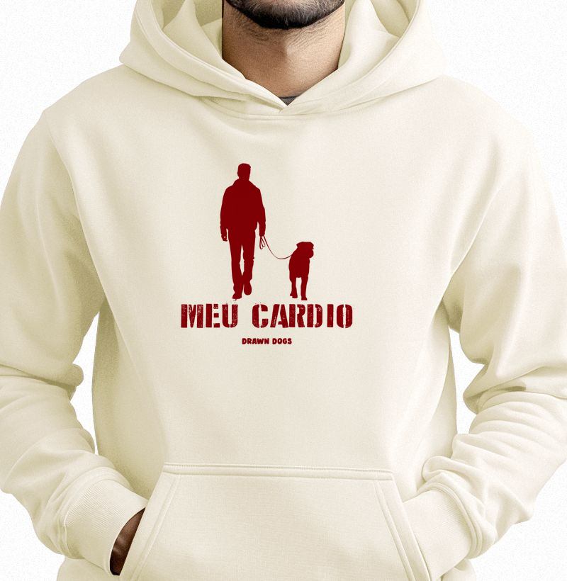 Meu cardio - homem e cachorro