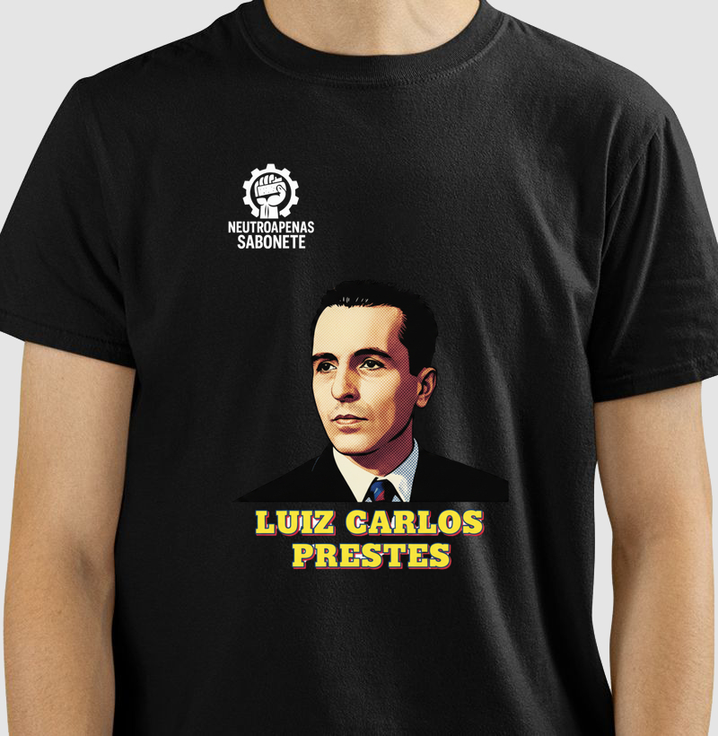 Camiseta Luiz Carlos Prestes - Art Pop Política