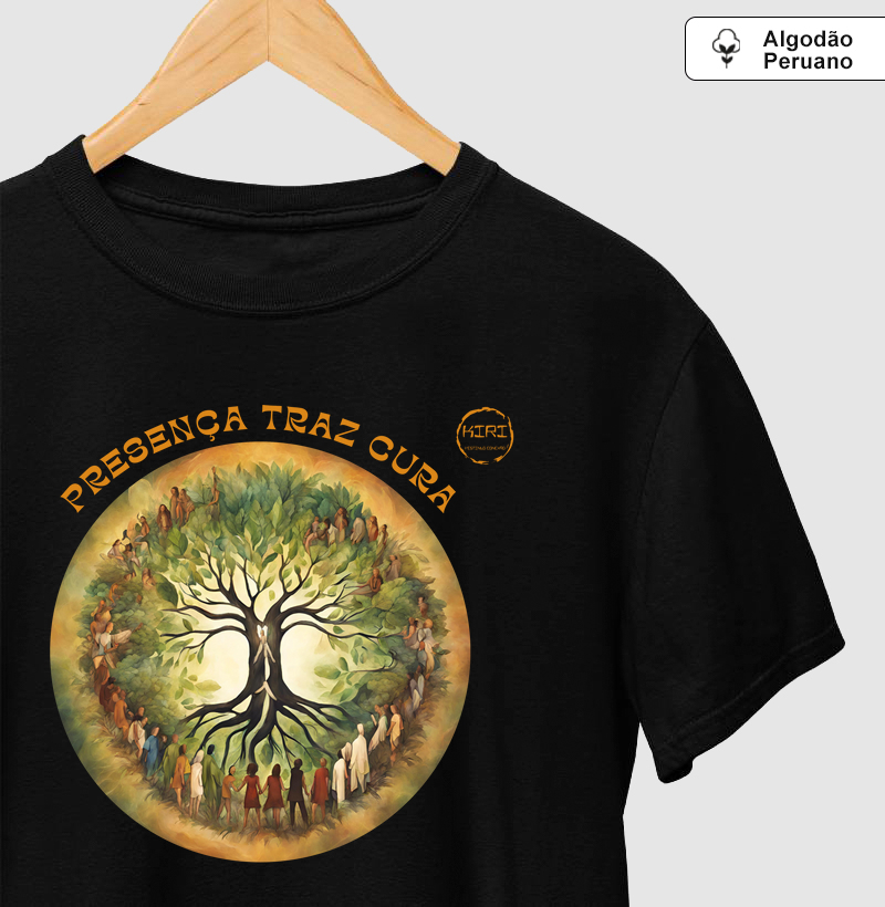 Camiseta Premium KIRI - Presença traz Cura