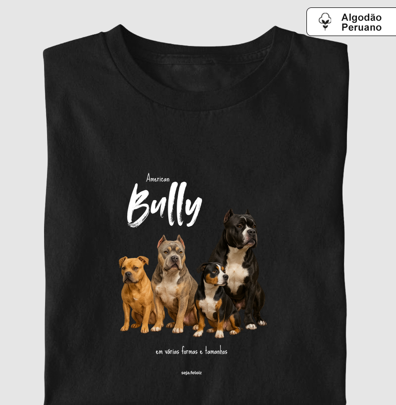 American Bully em Várias Formas e Tamanhos