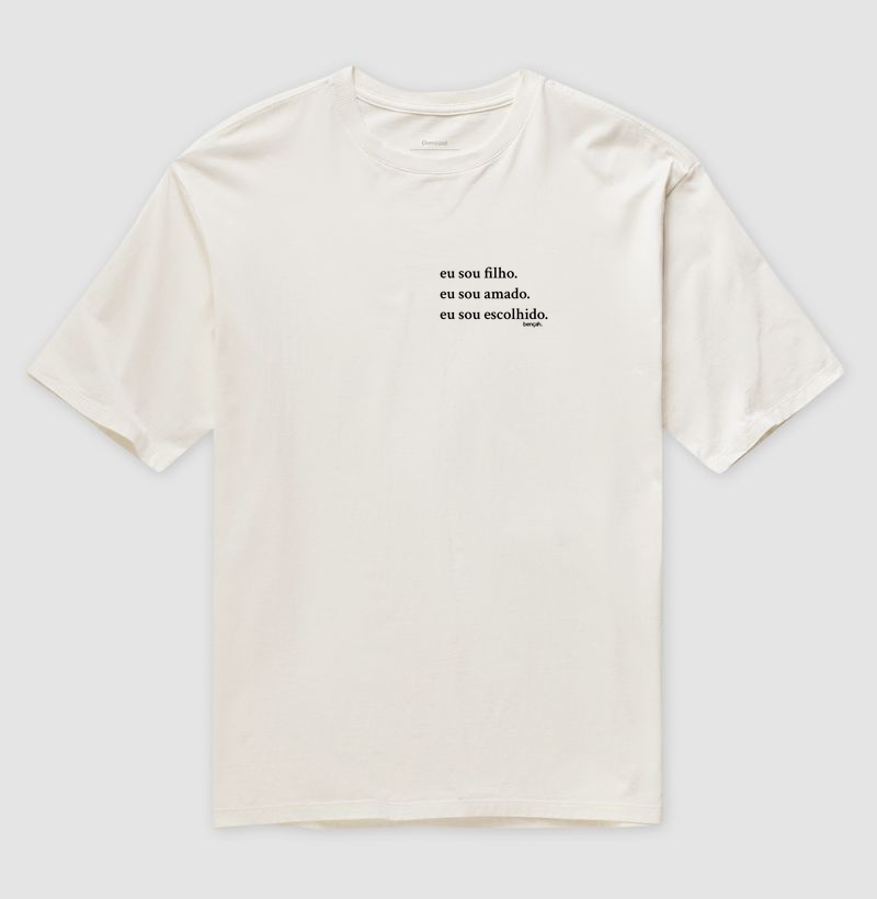 Camiseta Oversized Escolhido