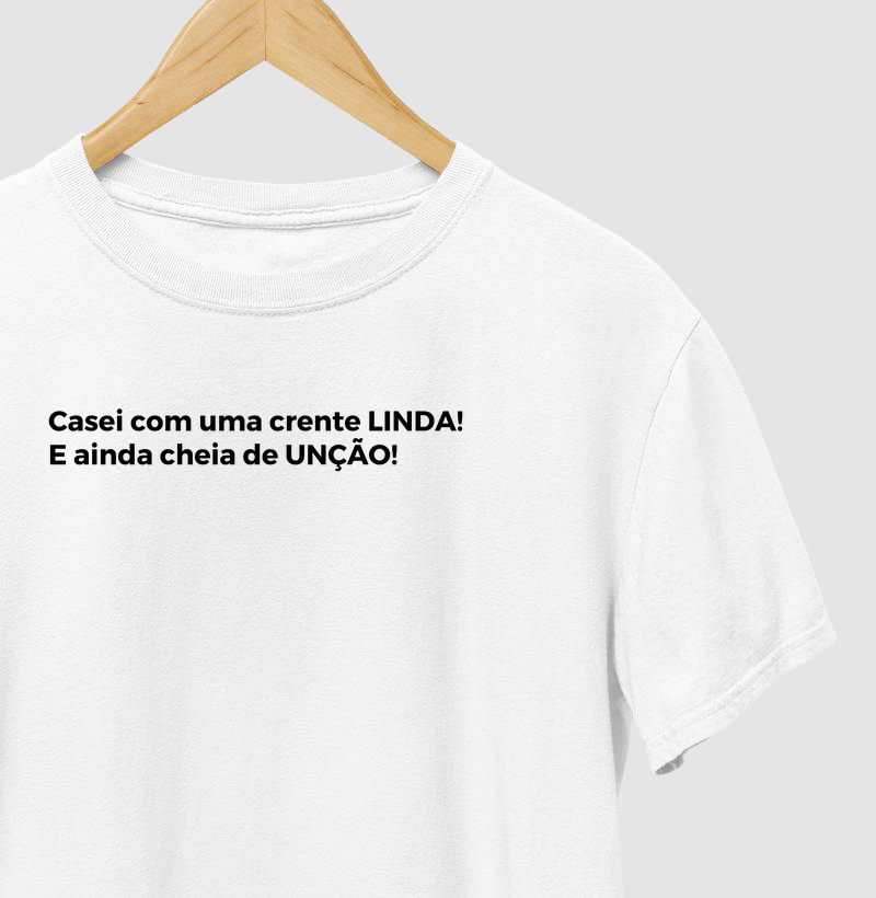 Casei com um(a) crente lindo(a). E ainda cheio(a) de unção.