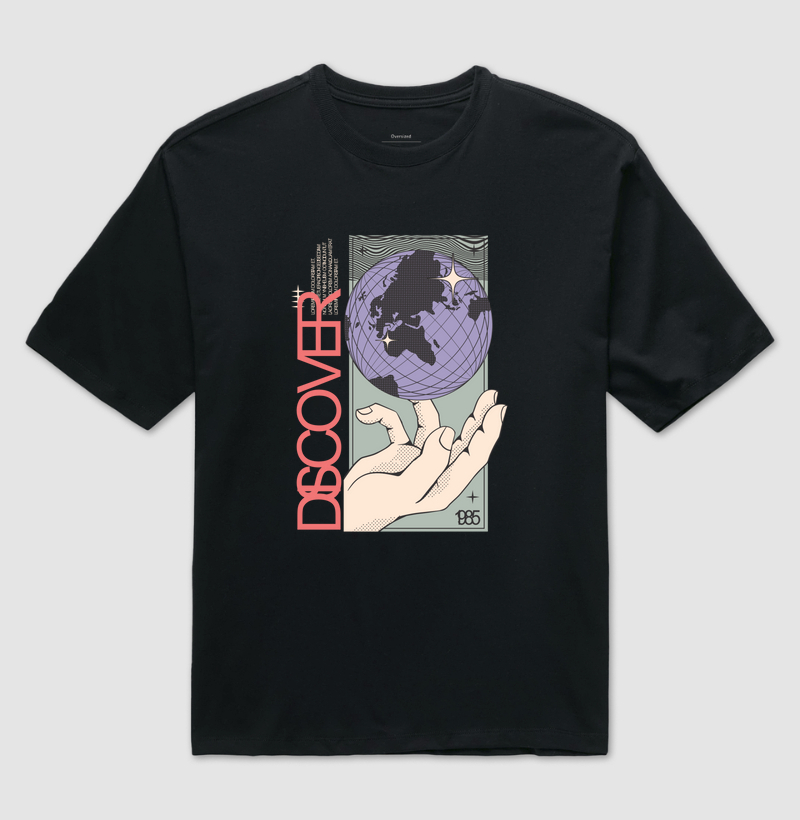 Camiseta Oversized Discover