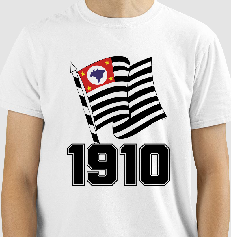Camiseta Bandeira Paulista 1910