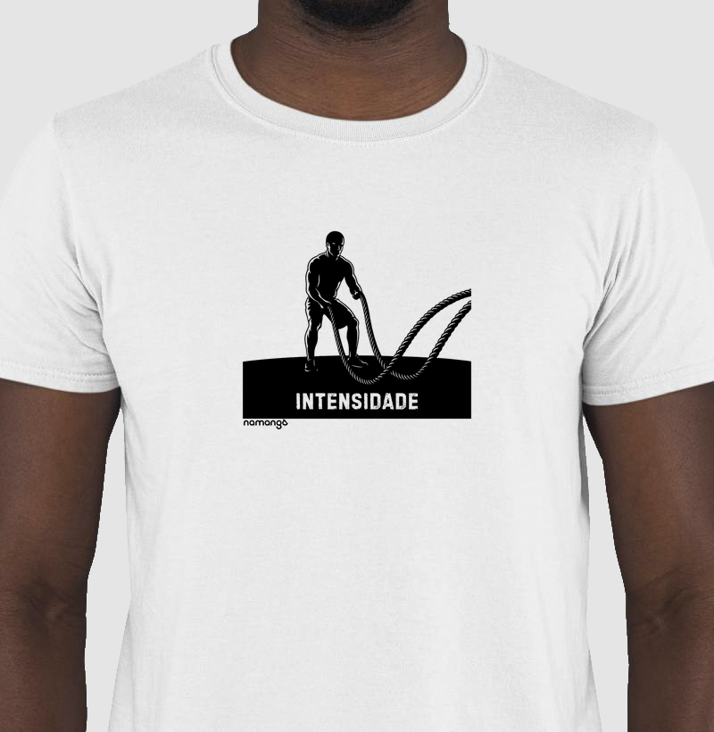 Camiseta CrossFit Masculina Intensidade com Corda – Na Manga