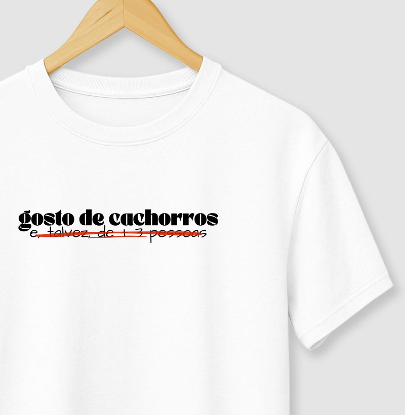 Gosto de cachorros!