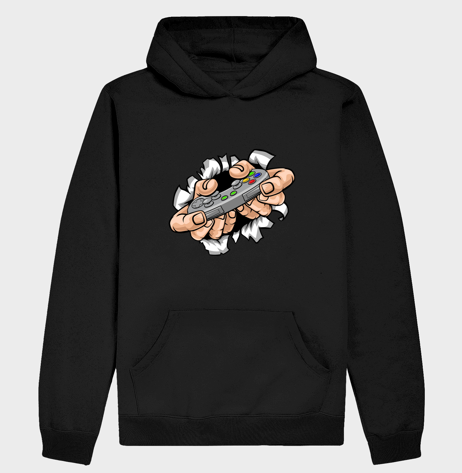 Camiseta Mão Gamer Vintage