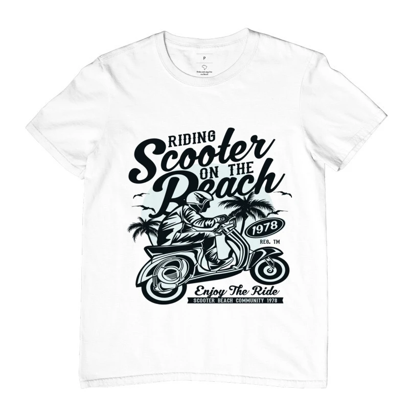 Scooter on the Beach