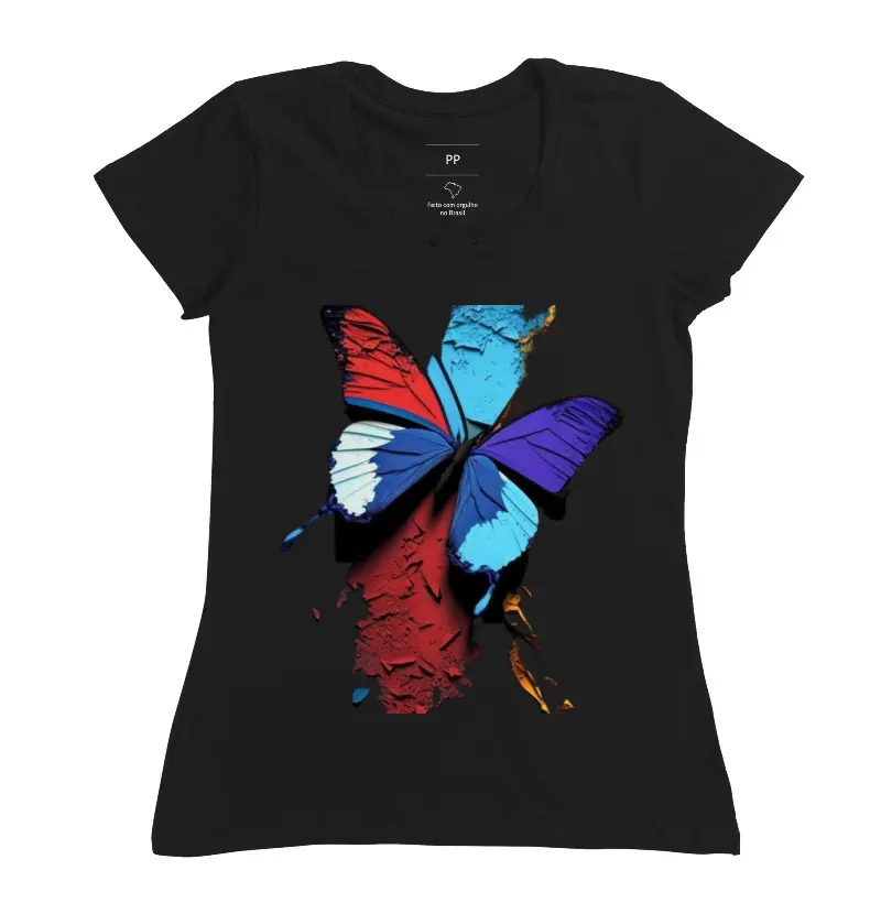 Camisetas 4k Borboleta 