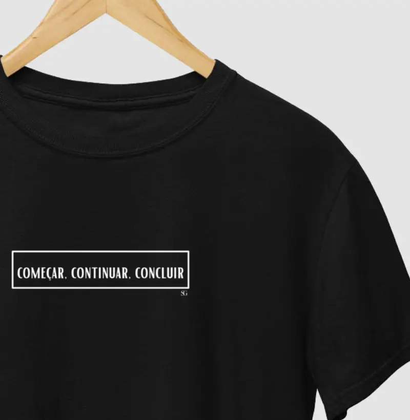 Começar. Continuar. Concluir.