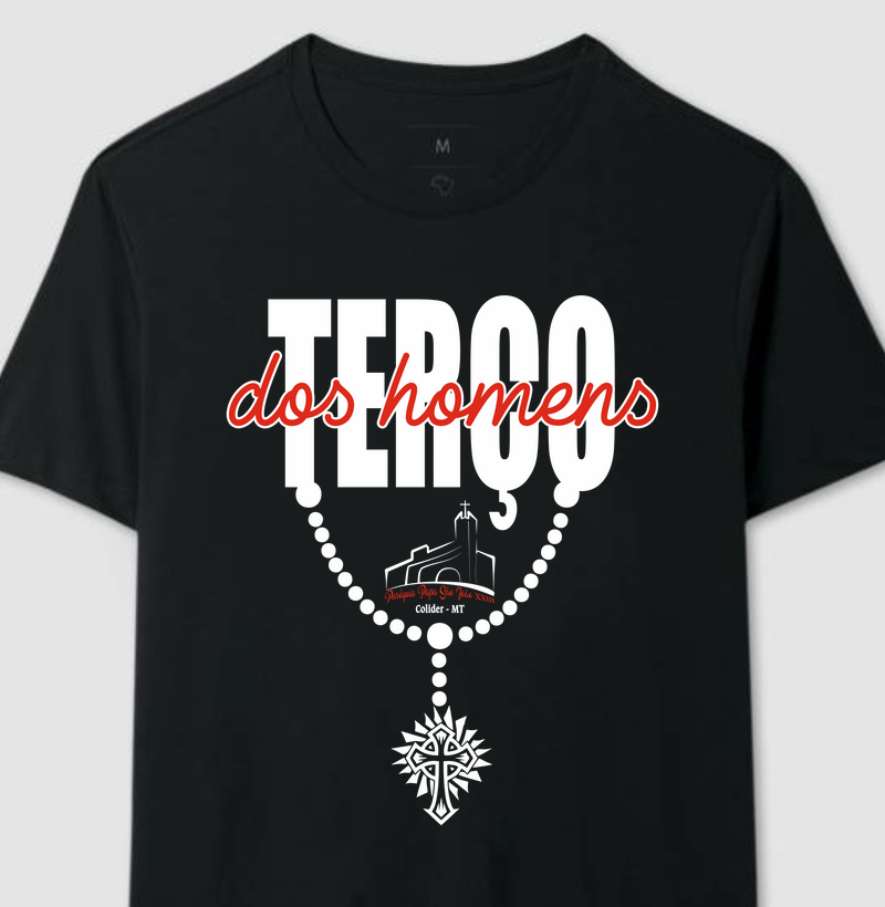 Camiseta Terço dos Homens Colider-MT