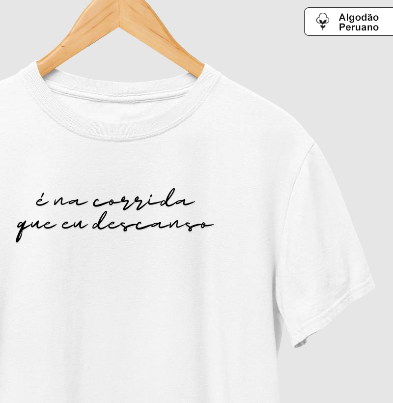 É na corrida que eu descanso