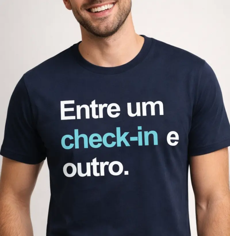 Entre um check-in e outro