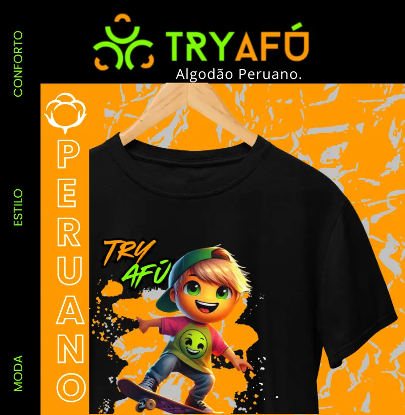 🔥 No Shape, No Street, No Estilo! Camiseta em Algodão Peruano Premium! 🛹✨