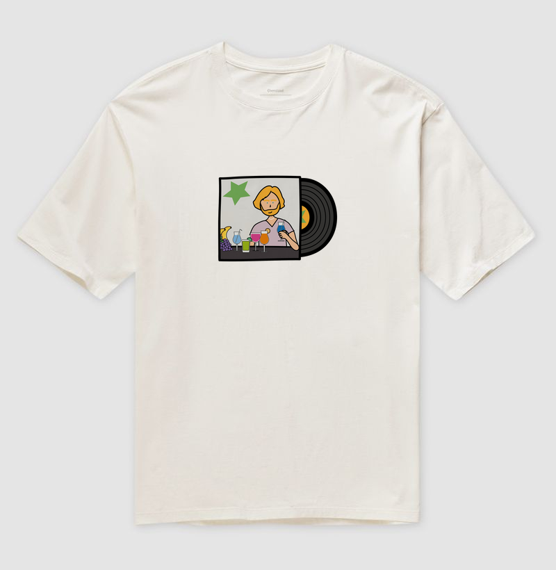 Camiseta Oversized Inspiração Marcos Valle