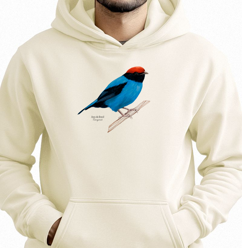 Aves do Brasil - Tangará - Moletom Hoodie