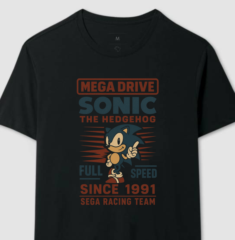 Sonic Capa Mega Drive Sega Retro Series