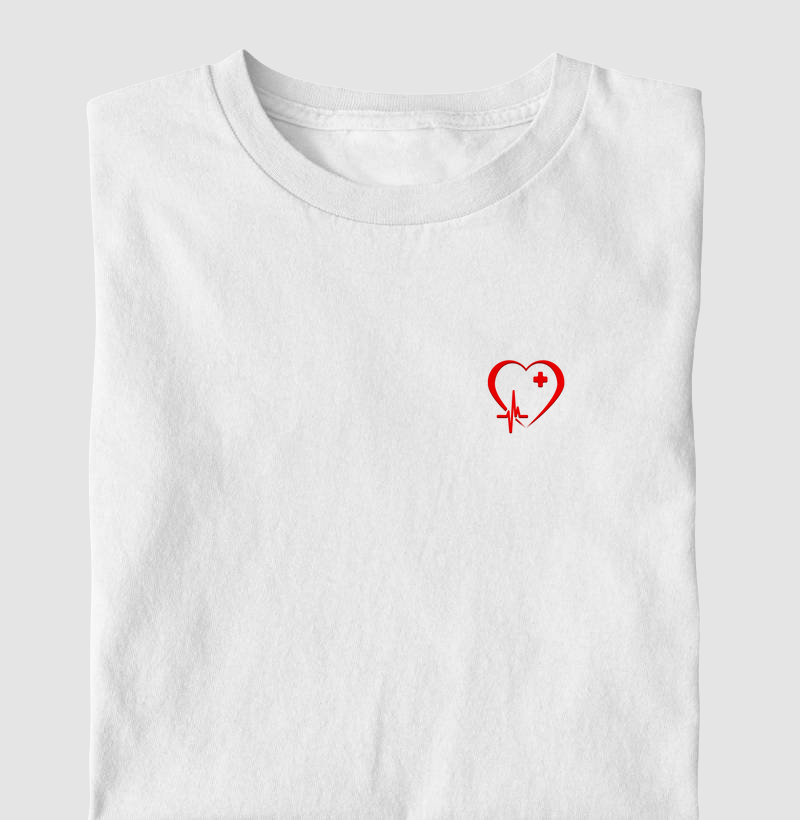 Camiseta "Heartbeat do Cuidado"