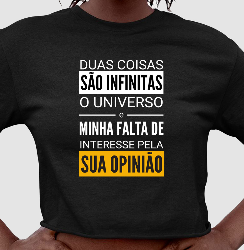 DUAS COISAS INFINITAS
