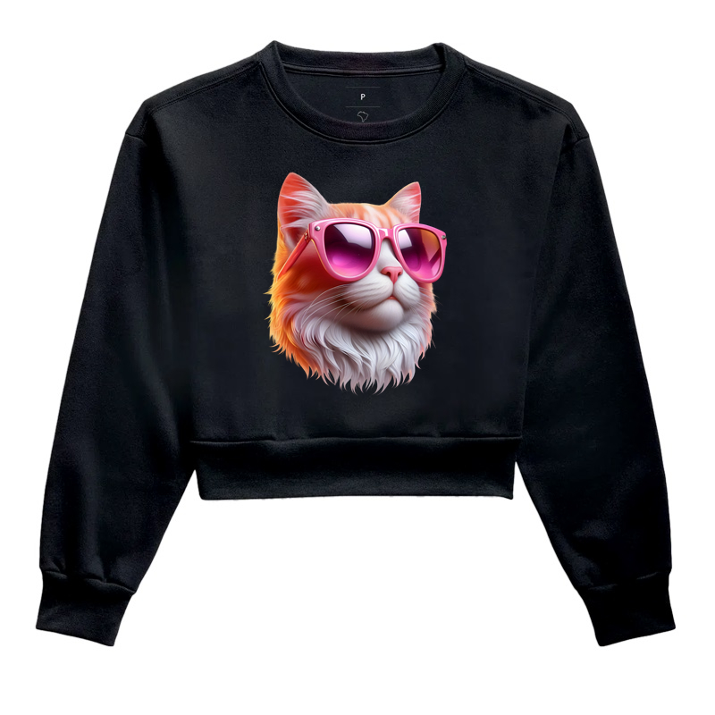 Gato Cool com Óculos