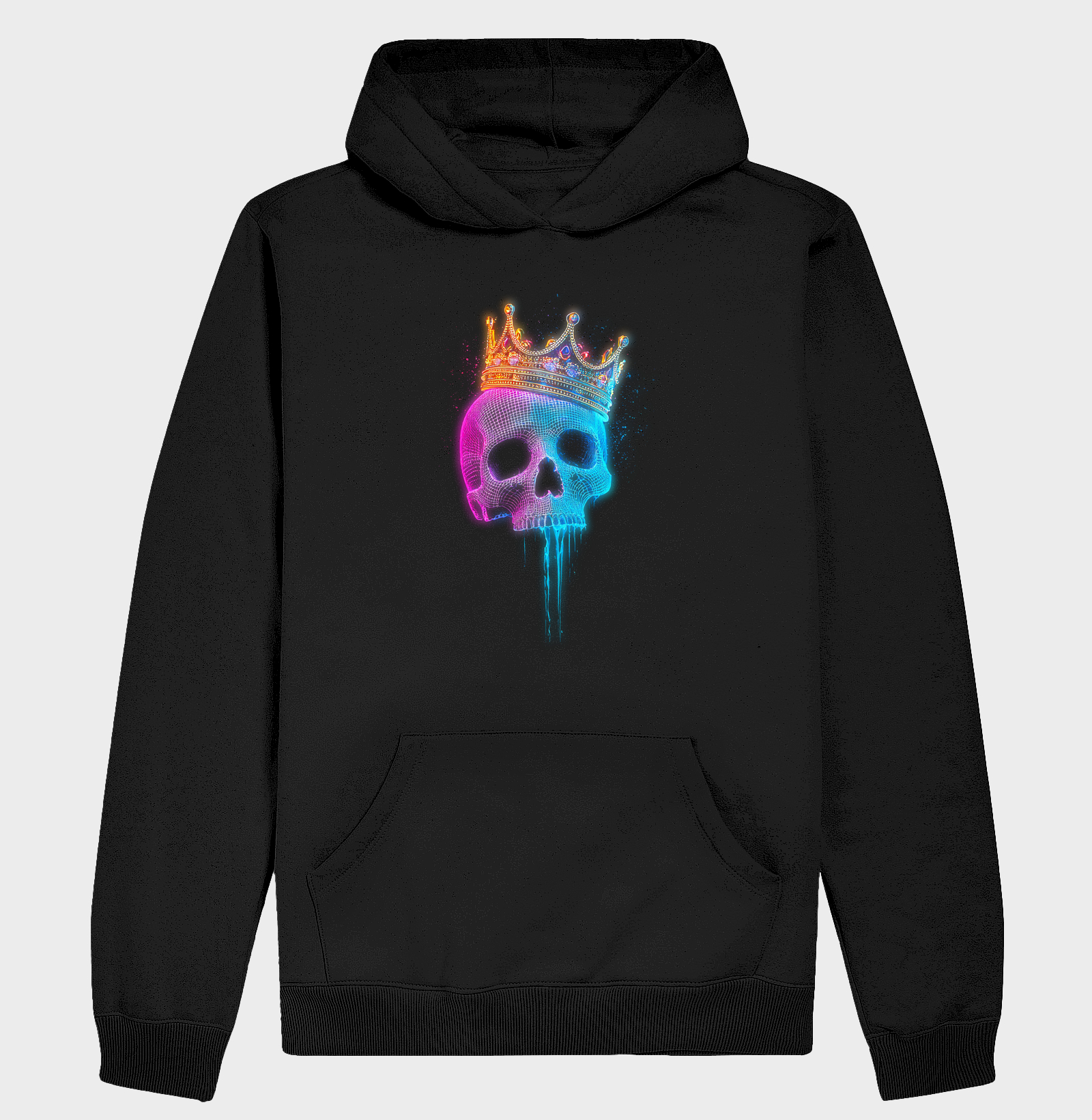 Skull Wireframe Neon