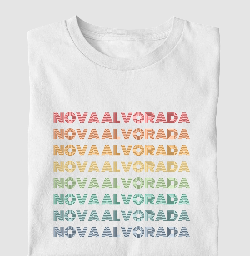 Nova Alvorada Letreiro Retrô