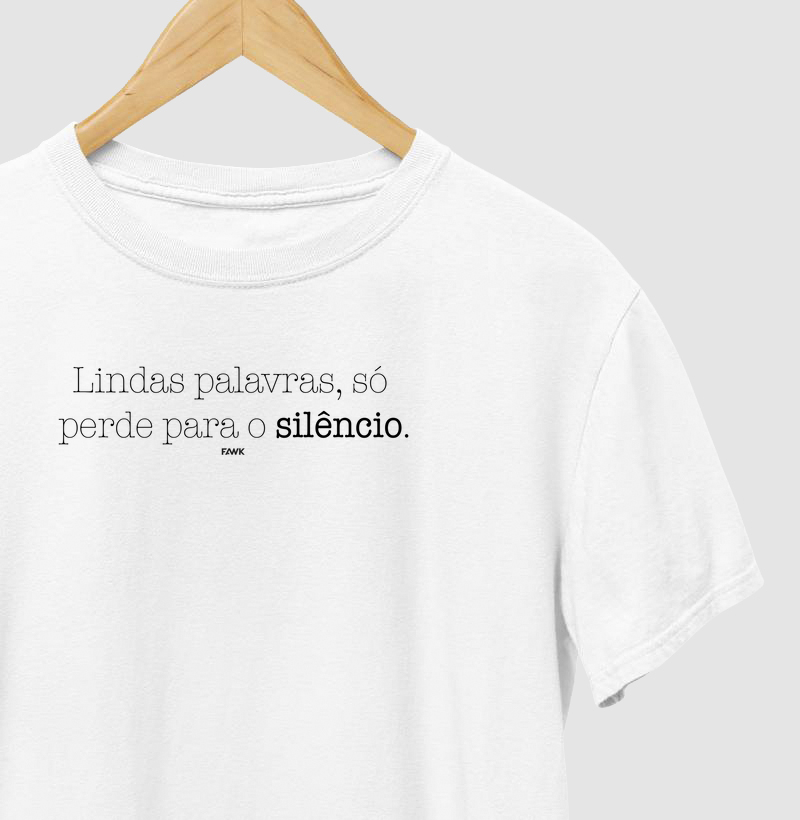 Camiseta Fawk - Lindas palavras.pt