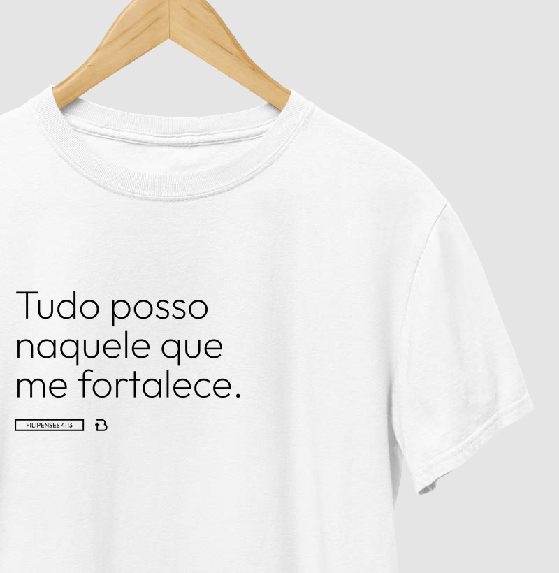 Camiseta Palavras Filipenses 4:13