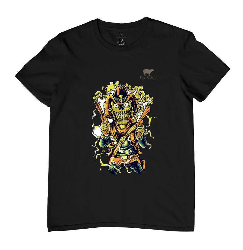 Camiseta Masc. Itajai-açu Vaqueiro Zumbi