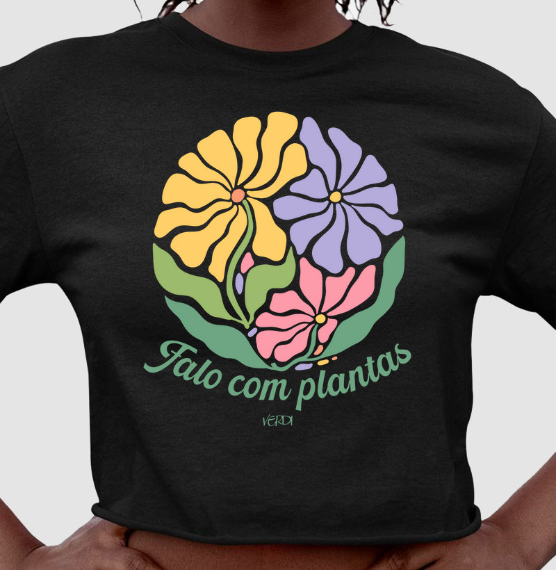 Falo com plantas