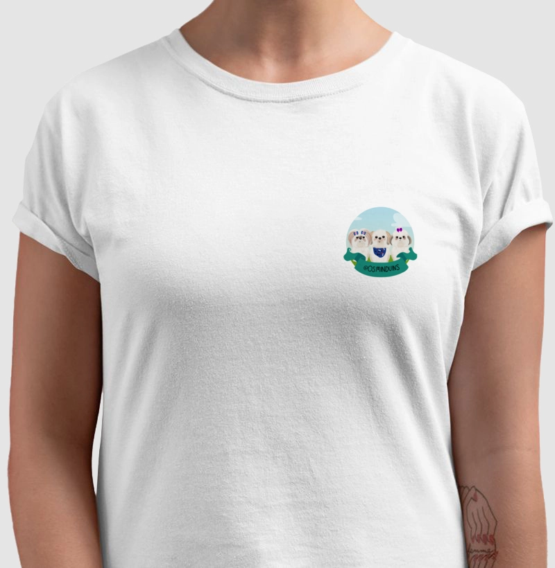 Os Minduins - Fundo Azul - Bolso