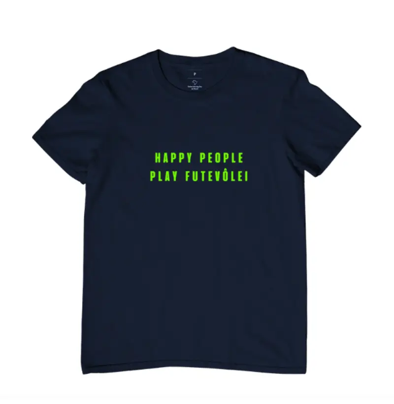 Happy people play futevolei