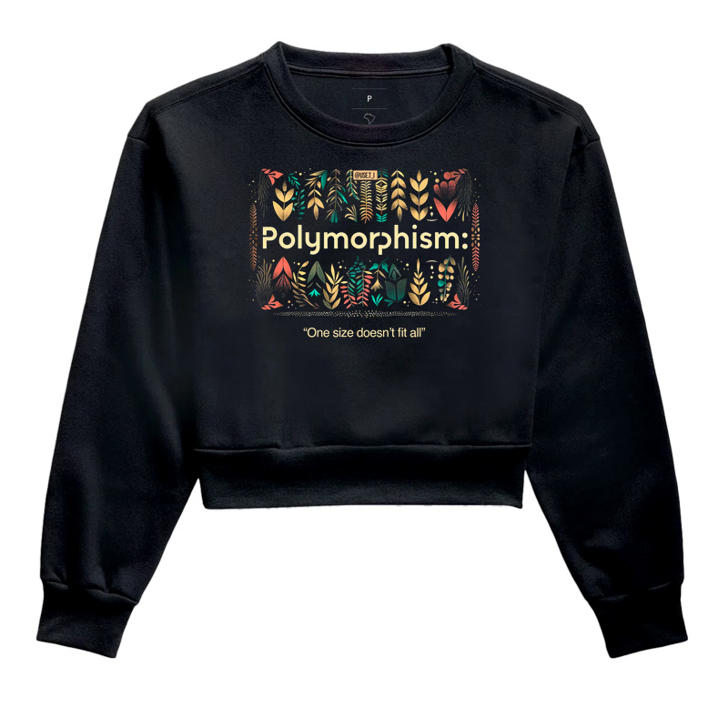 Moletom Cropped Polymorphism T.I