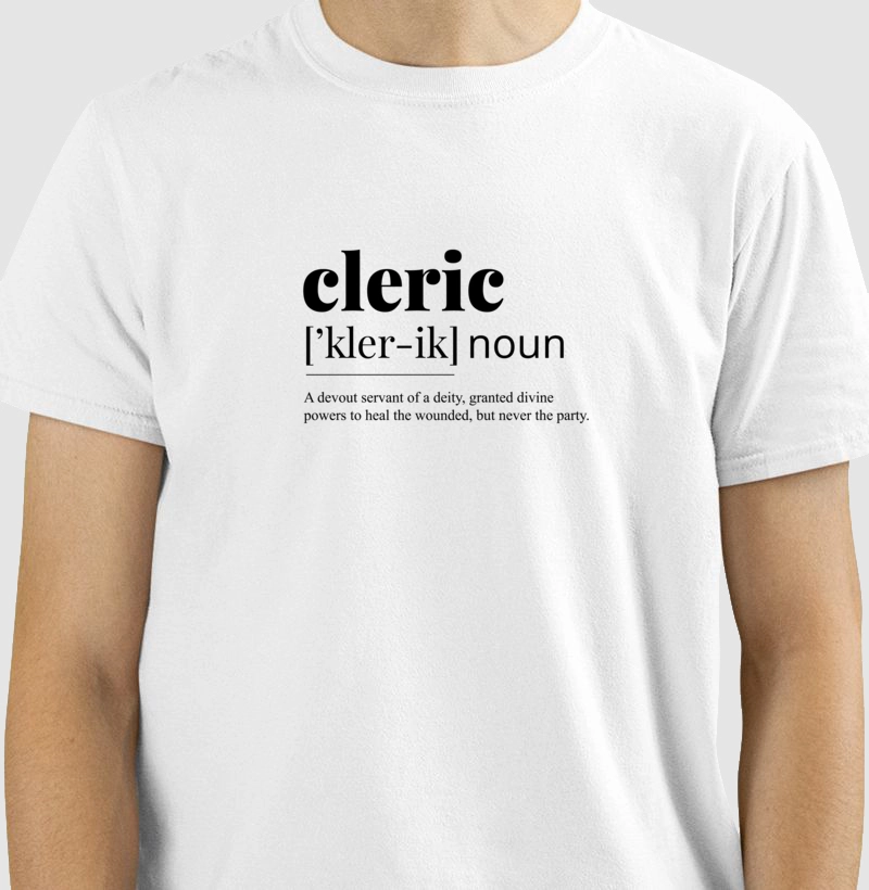 Camiseta Cleric