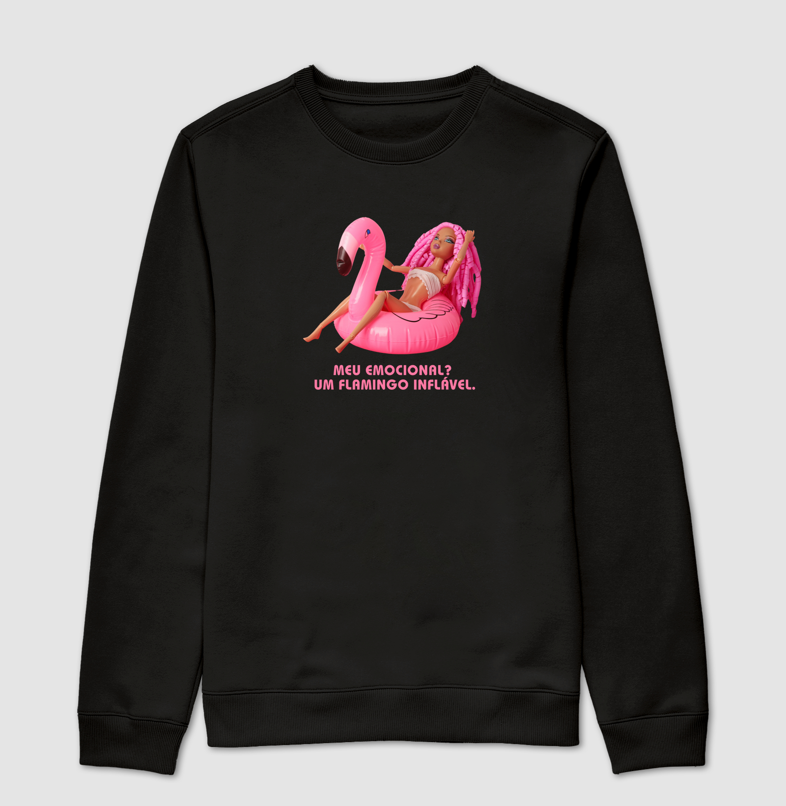 Meu Emocional? Um Flamingo Inflável