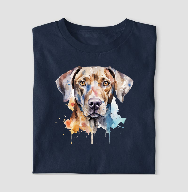 Mountain Cur aquarela