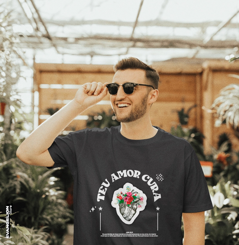 CAMISETA TEU AMOR CURA