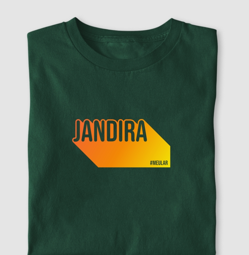 Camiseta Jandira #MeuLar – Gradiente III (Masc & Fem • Verde)
